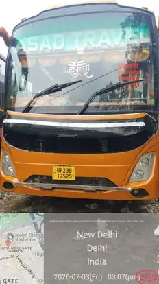 Asad Travels Bus-Front Image