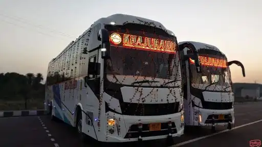 Khajuraho Travels Pvt Ltd. Bus-Front Image