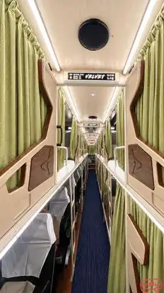 Velvet Tours Bus-Seats layout Image