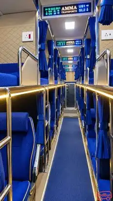 Amma Transports Bus-Seats layout Image