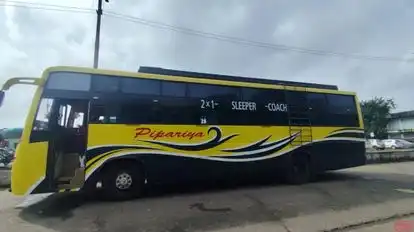 Pipariya Travels Bus-Side Image