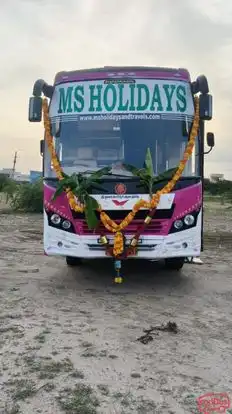 MS Holidays and Travels Bus-Front Image