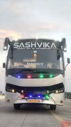 Sashvika Travels Bus-Front Image