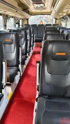 Delhi tour and travels Bus-Seats layout Image