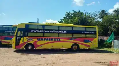 Universal  Travels Bus-Front Image