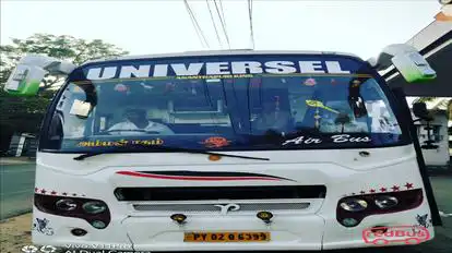 Universal  Travels Bus-Front Image