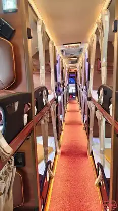 Pooja  travels  Bus-Seats layout Image