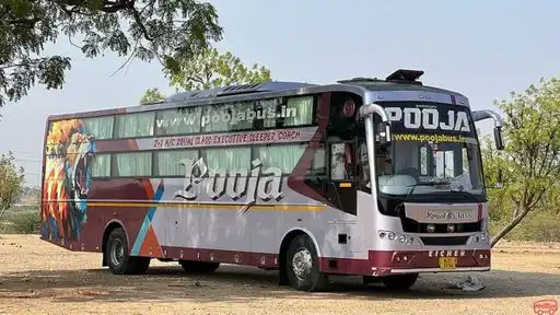 Pooja  travels  Bus-Front Image