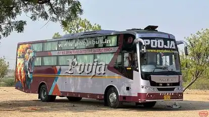 Pooja  travels  Bus-Front Image