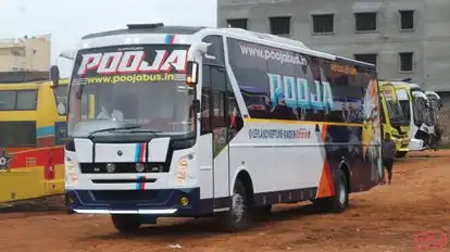 Pooja  travels  Bus-Front Image