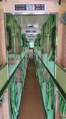 Pooja  travels  Bus-Seats layout Image
