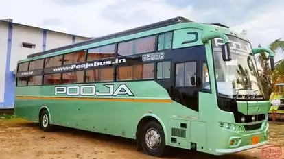 Pooja  travels  Bus-Side Image