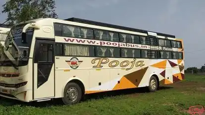 Pooja  travels  Bus-Side Image