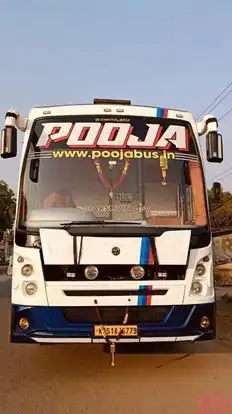 Pooja  travels  Bus-Front Image