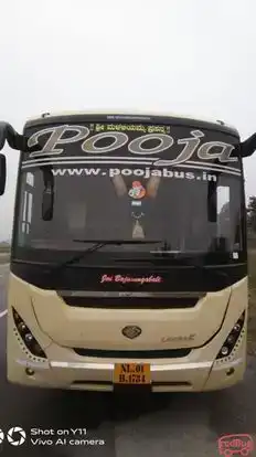 Pooja  travels  Bus-Front Image