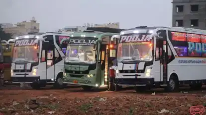 Pooja  travels  Bus-Front Image