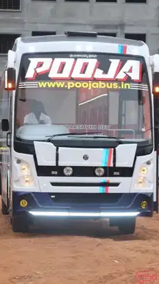 Pooja  travels  Bus-Front Image