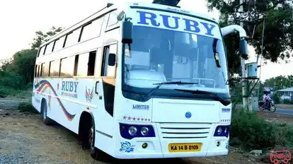 Ruby Tours and Travels Bus-Front Image