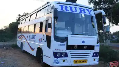 Ruby Tours and Travels Bus-Side Image