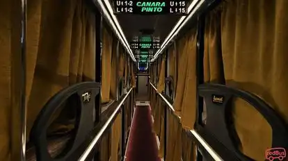 Canara Pinto Bus-Seats layout Image