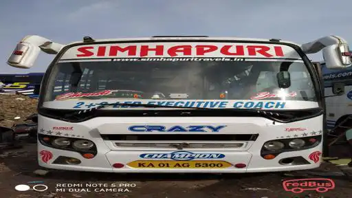 Simhapuri Travels Bus-Front Image