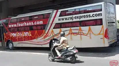 Raj Travels(EXPRESS) Bus-Side Image