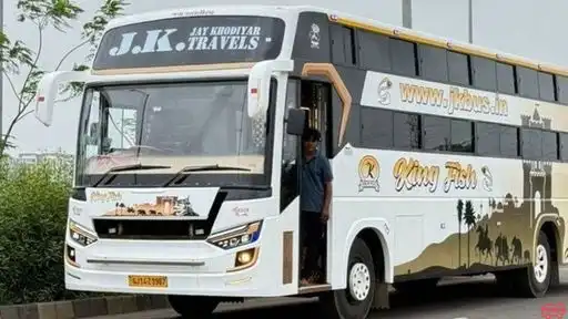 J k travels Bus-Front Image