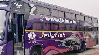 J k travels Bus-Side Image