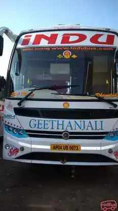 Indu Travels Bus-Front Image