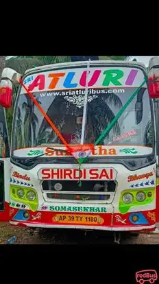 Sri  Atluri Travels Bus-Front Image
