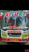 Sri  Atluri Travels Bus-Front Image