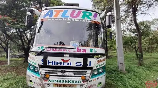 Sri  Atluri Travels Bus-Front Image
