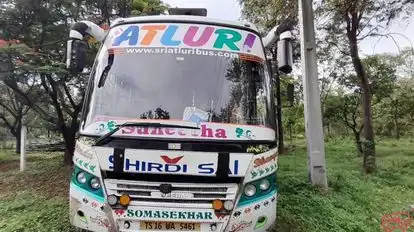 Sri  Atluri Travels Bus-Front Image
