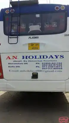 A.N. Holidays Bus-Front Image