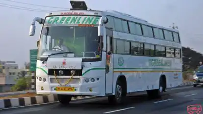 Green  Line  Travels Bus-Front Image