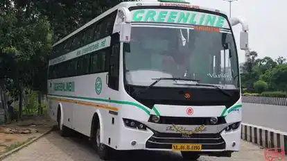Green  Line  Travels Bus-Front Image