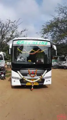 Green  Line  Travels Bus-Front Image