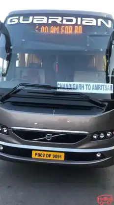 Guardian  Travels Bus-Front Image