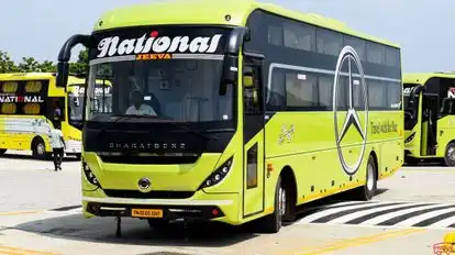 National Travels CHN Bus-Front Image