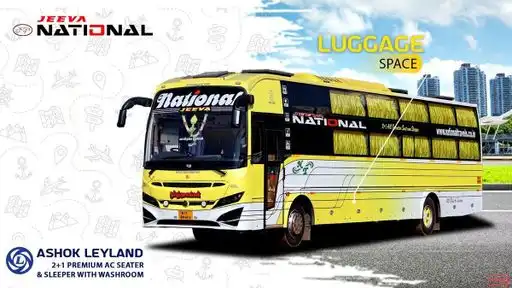 National Travels CHN Bus-Front Image