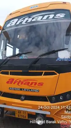 Arhans Tour And Travels Bus-Front Image