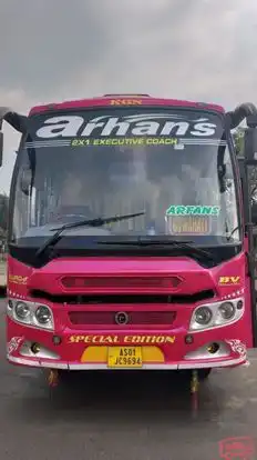 Arhans Tour And Travels Bus-Front Image