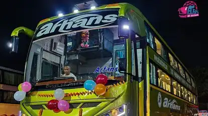 Arhans Tour And Travels Bus-Front Image