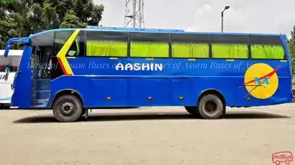 Aashin Travels (Under ASTC) Bus-Side Image