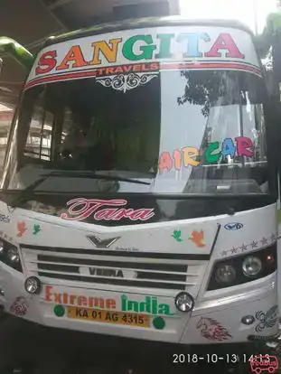 Sangita shalimar tourist mumbai Bus-Front Image