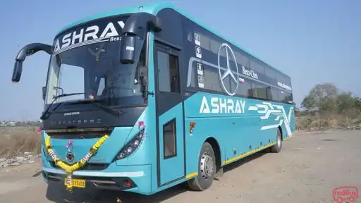 Ashray Travels Bus-Front Image