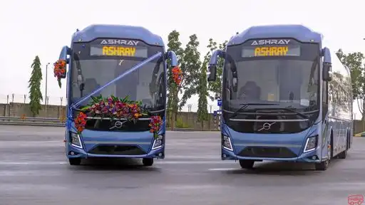 Ashray Travels Bus-Front Image