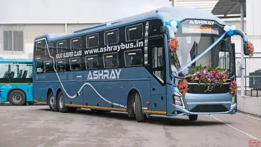 Ashray Travels Bus-Front Image