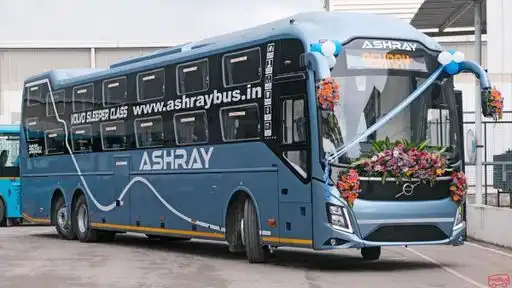 Ashray Travels Bus-Front Image