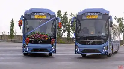Ashray Travels Bus-Front Image